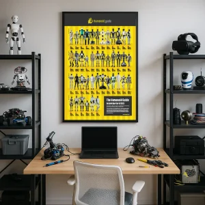 Humanoid robot poster