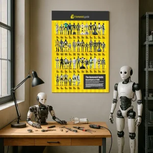 Humanoid robot poster