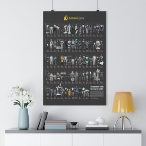 Physical humanoid robot poster
