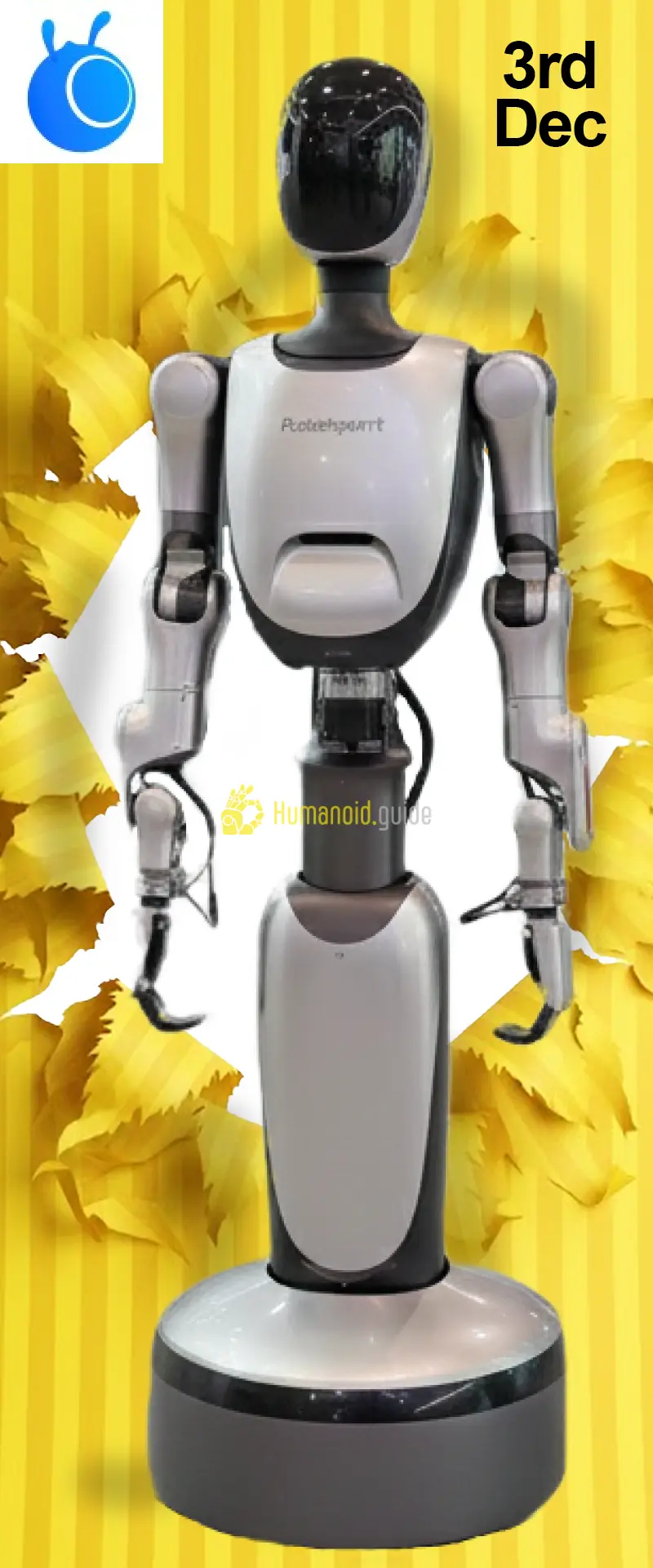 Robbyant R1 humanoid robot, wheeled two-armed service robot in white/metallic finish, showing arms and torso, ready for cooking or service tasks UnderControl AI Moby humanoid robot standing upright in a minimalistic environment Humanoid Guide Robbyant R1 humanoid robot, wheeled two-armed service robot in white/metallic finish, showing arms and torso, ready for cooking or service tasks UnderControl AI Moby humanoid robot standing upright in a minimalistic environment Humanoid Guide