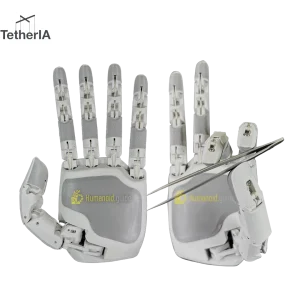 TetherIA Aero Hand Open humanoid guide
