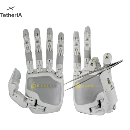 TetherIA Aero Hand Open humanoid guide