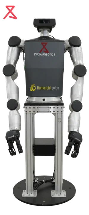 Bimanual by Svaya Robotics humanoid guide
