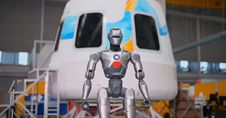 Humanoid robots link to satellites as space launch plans emerge