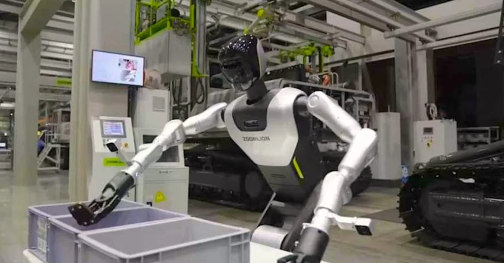 Zoomlion deploys humanoid robots to assemble excavators at scale