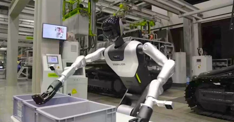 Zoomlion deploys humanoid robots to assemble excavators at scale