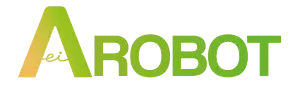 Aei Robot logo humanoid guide