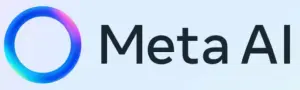 Meta AI logo humanoid guide