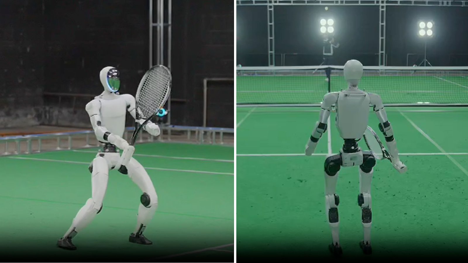 LATENT Trains Humanoid Robot to Play Competitive Tennis System