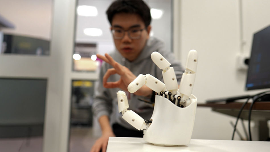 MIT Ultrasound Wristband Enables Real Time Robotic Hand Control