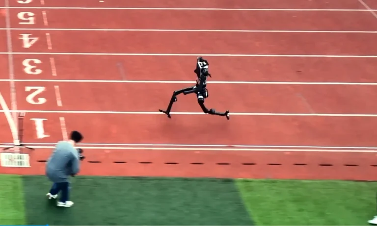 Unitree H1 humanoid reaches 10 m/s sprint speed milestone
