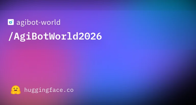 AgiBot World 2026 Dataset Targets Real-World Humanoid Training