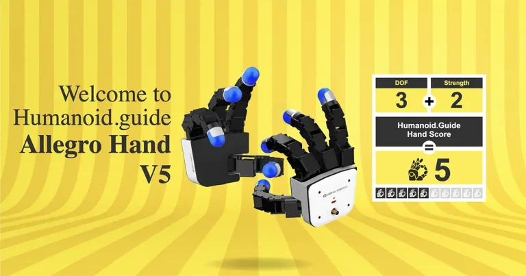 Welcome, Allegro Hand V5 by Wonik Robotics!
