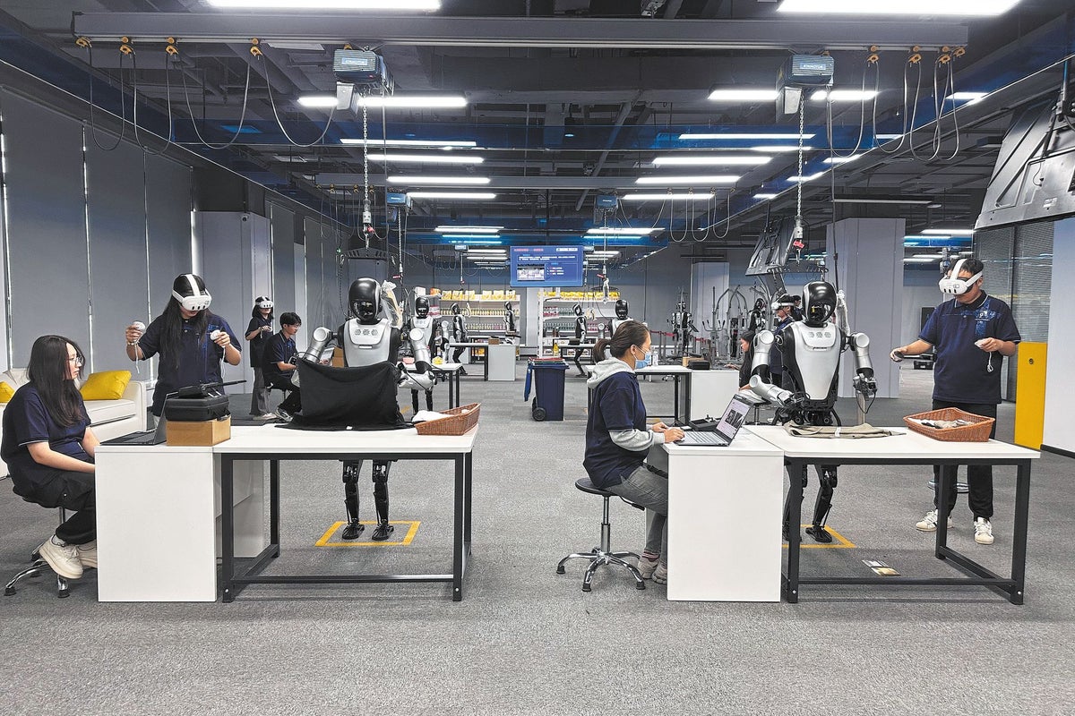 Inside China’s largest humanoid robot training centre