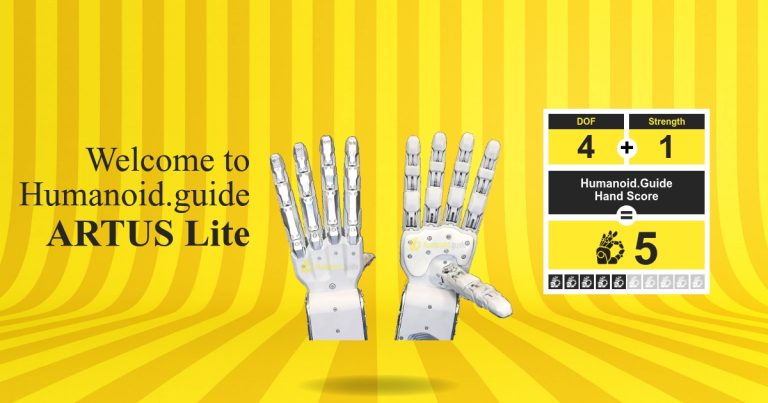 Welcome, ARTUS Lite High Dexterity Robotic Hand!