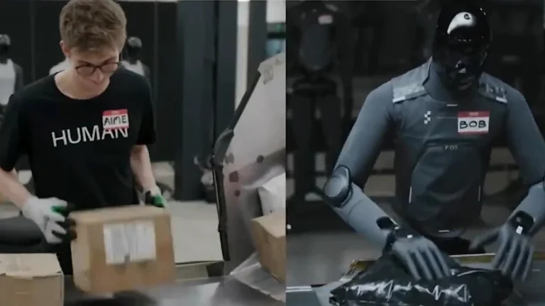 Figure AI humanoid robot nearly matches intern in sorting test