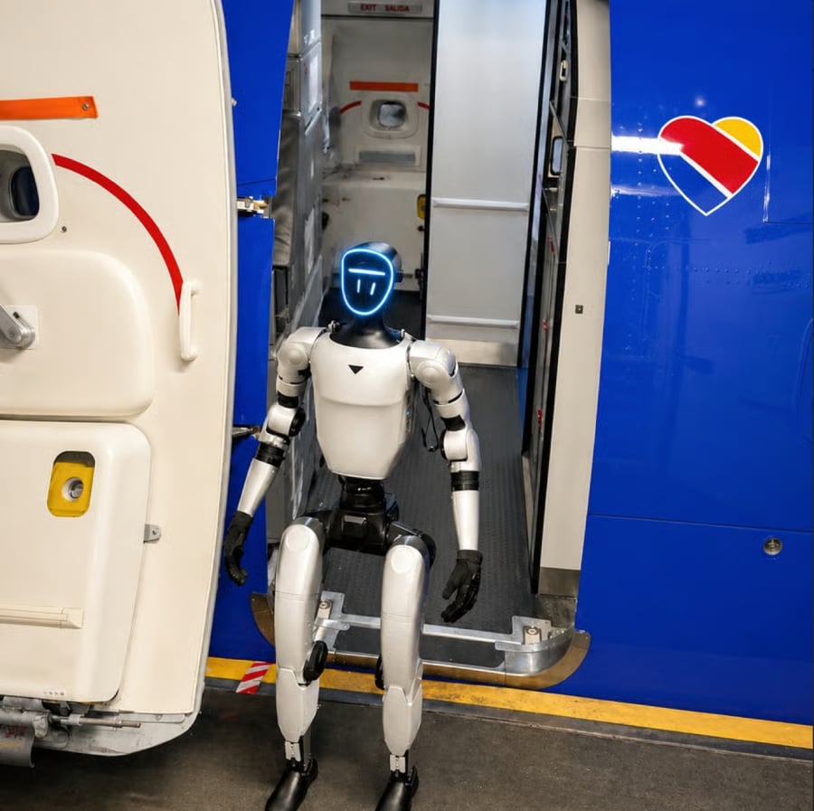 Southwest humanoid robot ban prompts questions for air travel