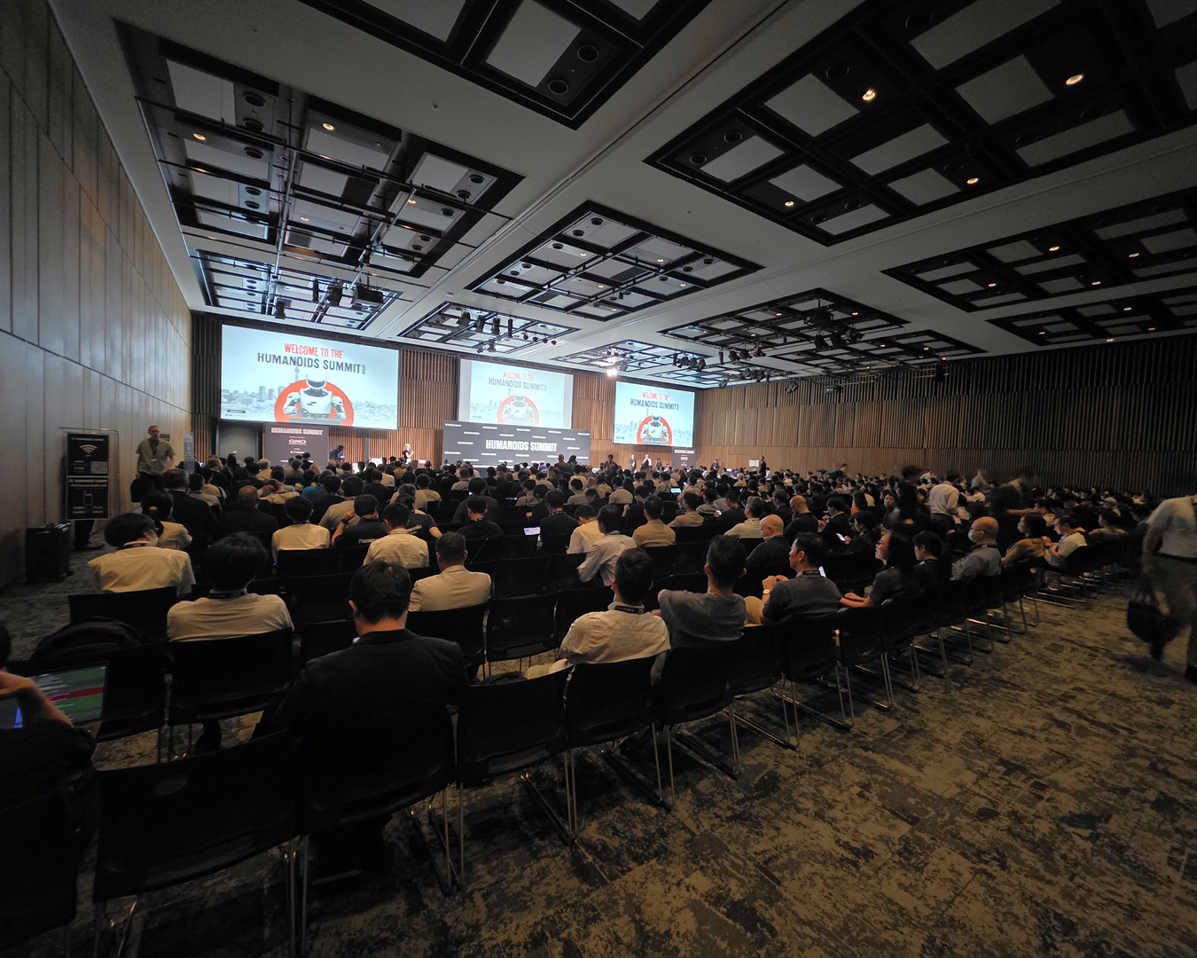 Conference hall at the Humanoids Summit Tokyo