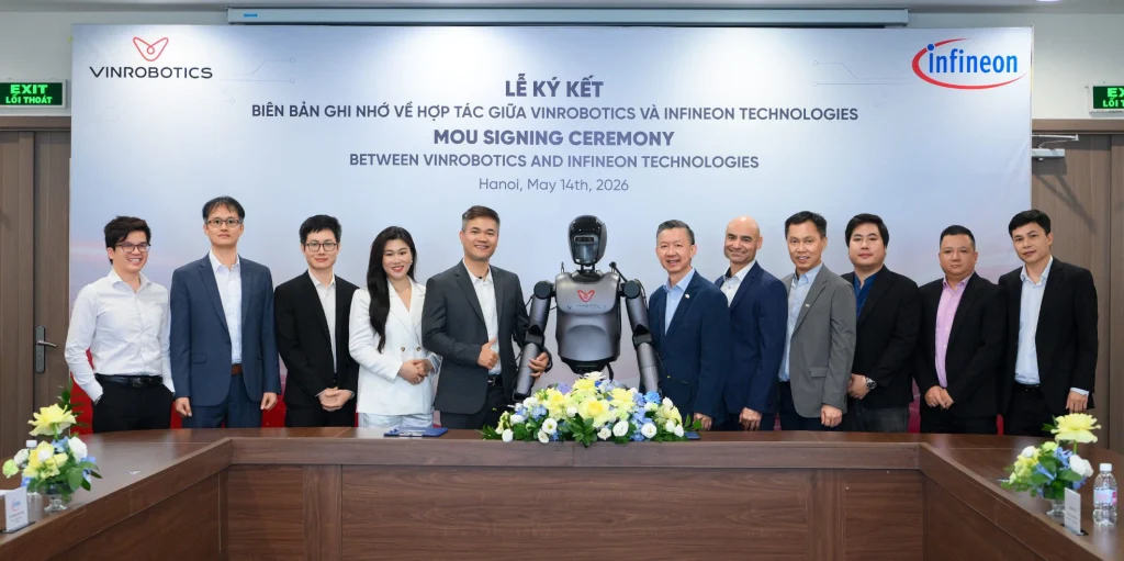 Infineon and VinRobotics partner on humanoid robot development