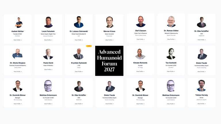 Advanced Humanoid Forum 2027