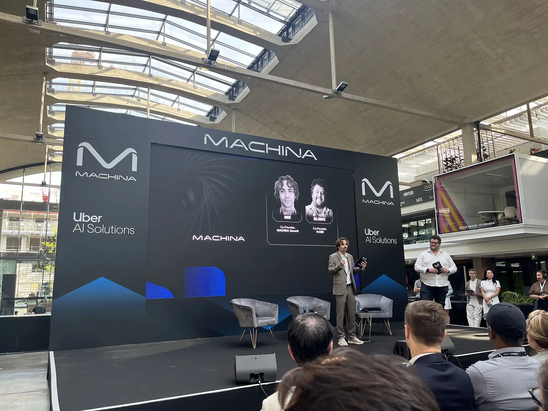 David Amar and Henri Delahaye open Machina 2026 at Station F Paris
