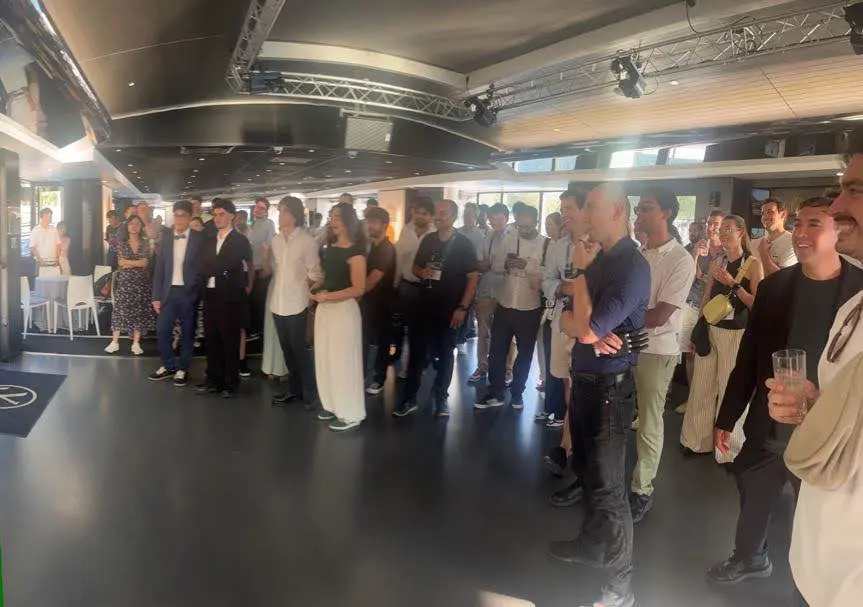 Evening aboard a boat on the Seine during Machina 2026 week in Paris