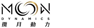 Moon Dynamics logo humanoid guide