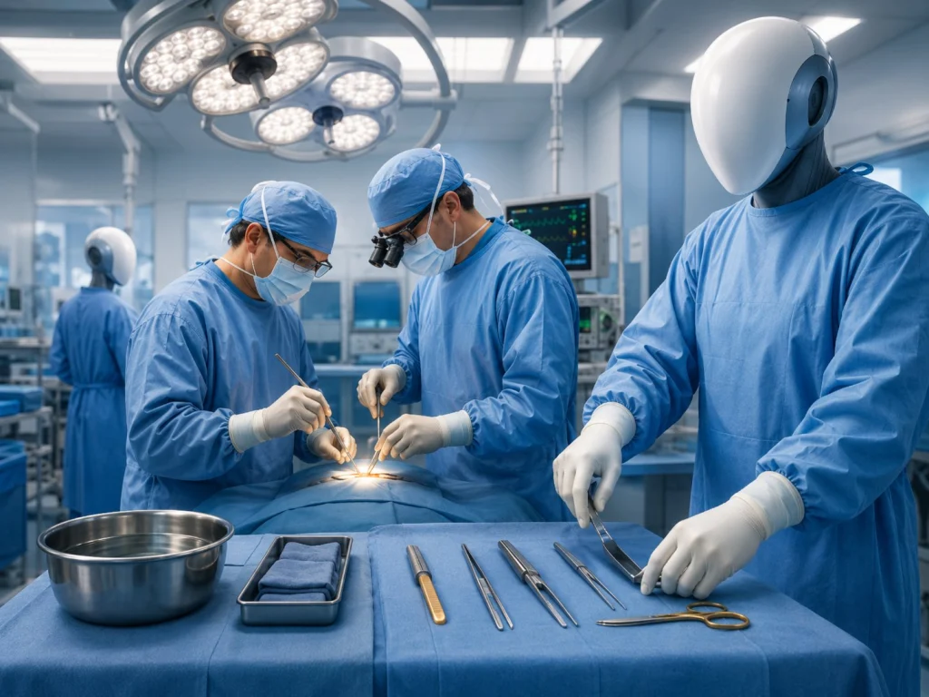 Framework puts humanoid operating room robots in support roles