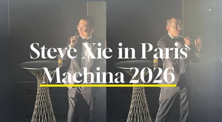 Steve Xie in Paris Machina 2026