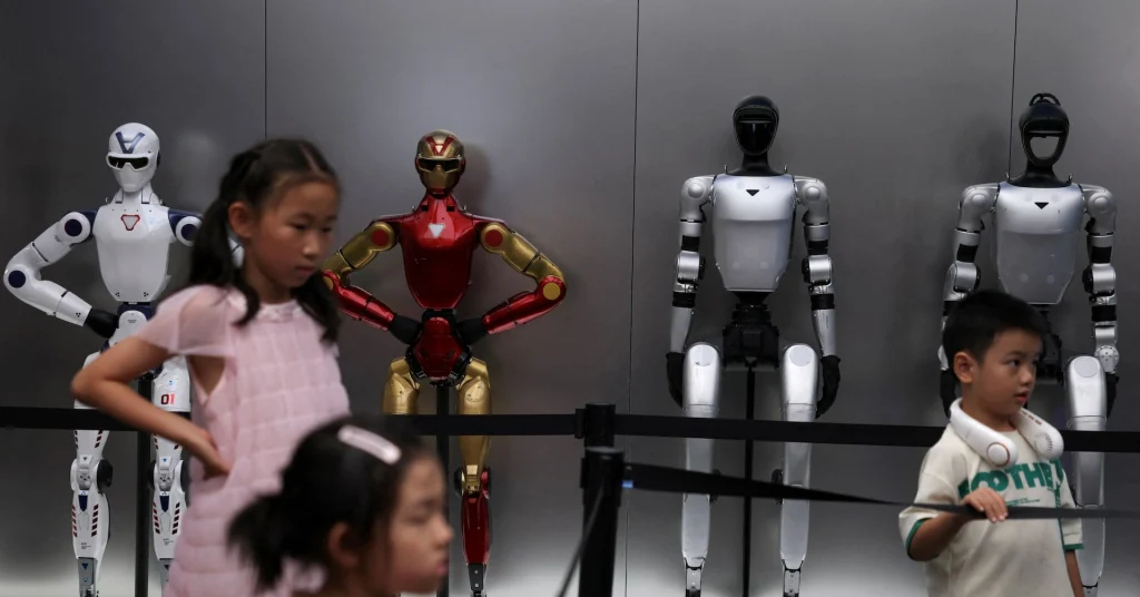 Unitree shares surge in Shanghai humanoid robotics debut