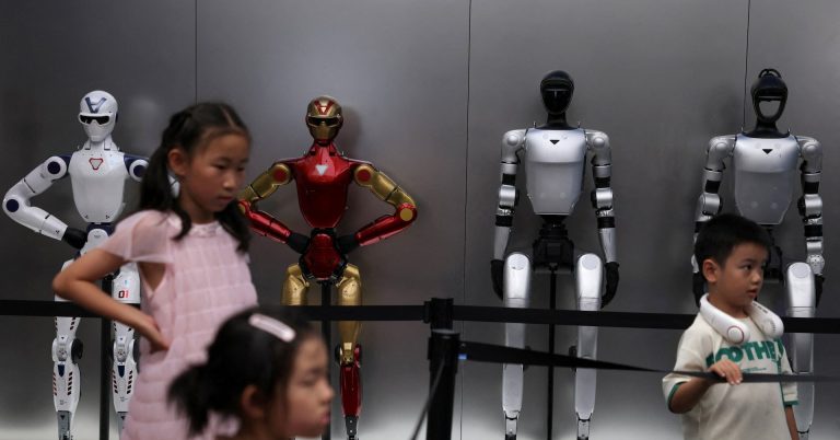 Unitree shares surge in Shanghai humanoid robotics debut