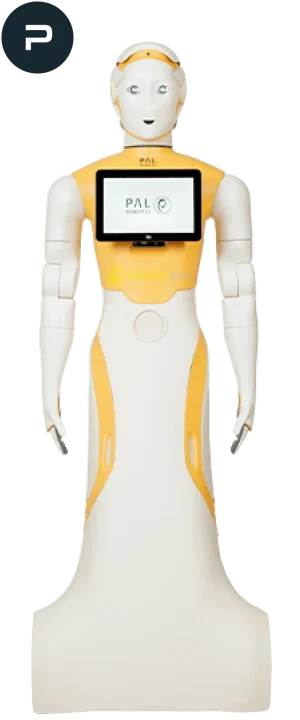 ARI humanoid robot by PAL Robotics humanoid guide