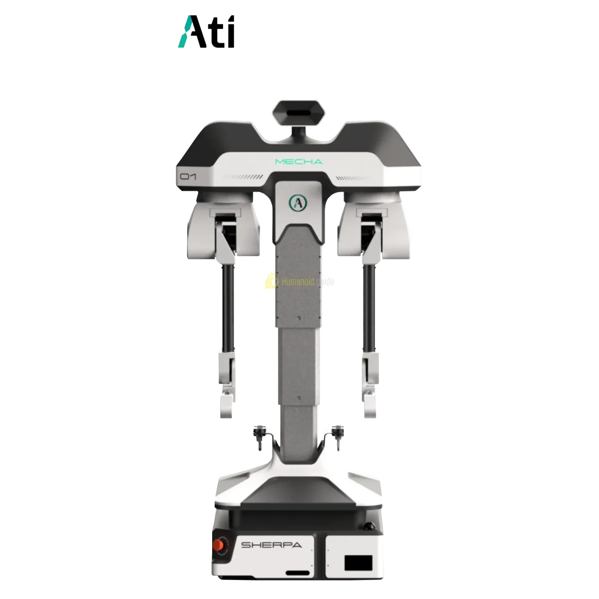 Sherpa Mecha humanoid robot by Ati Robotics humanoid guide - Featured Image