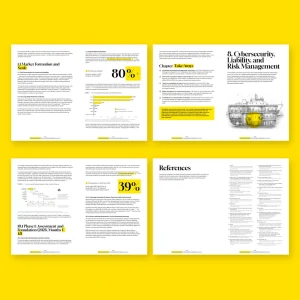 Sample spreads from the report