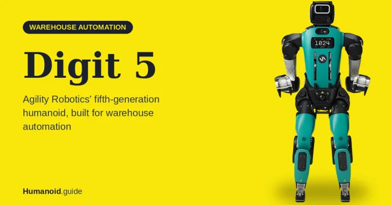 Agility details Digit 5 humanoid for warehouse automation
