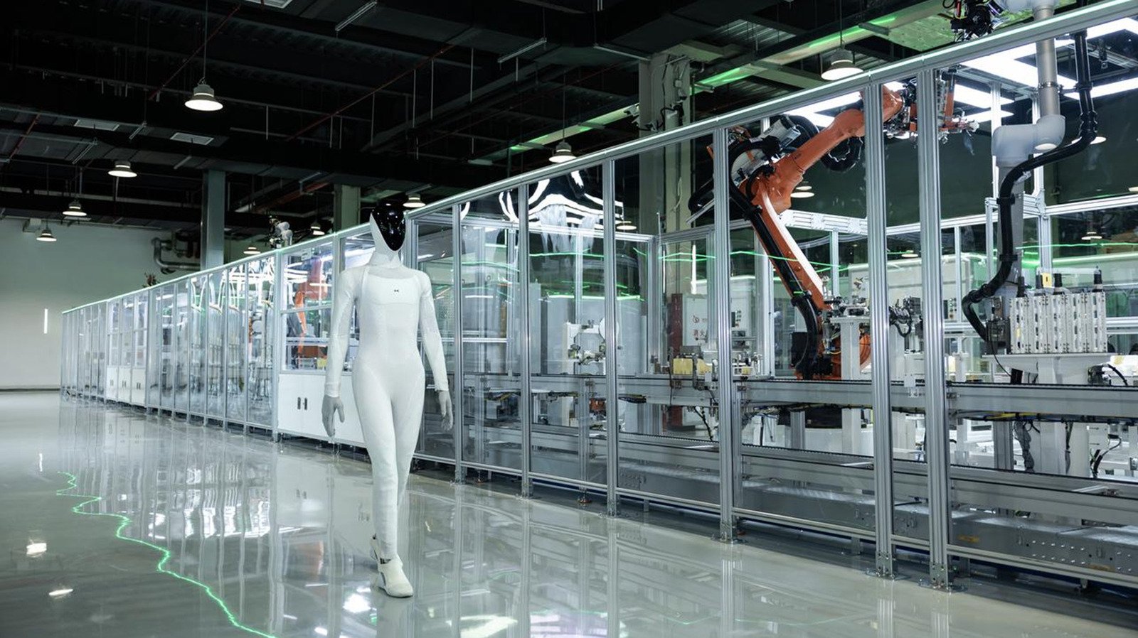 XPeng completes Iron humanoid build on largely automated line