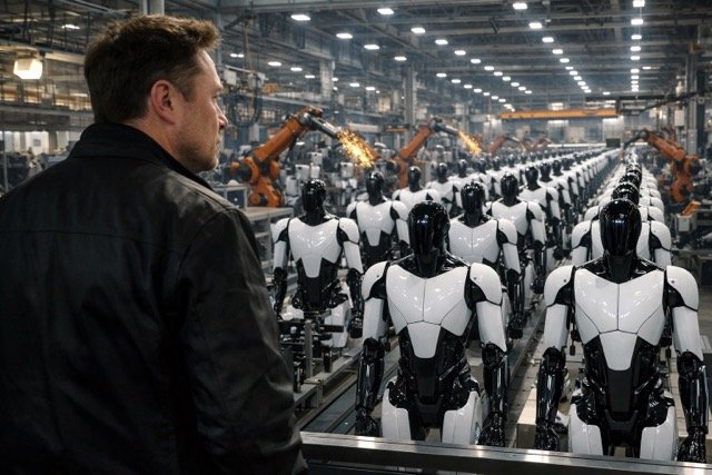 Tesla’s Texas Optimus factory steel frame nears completion