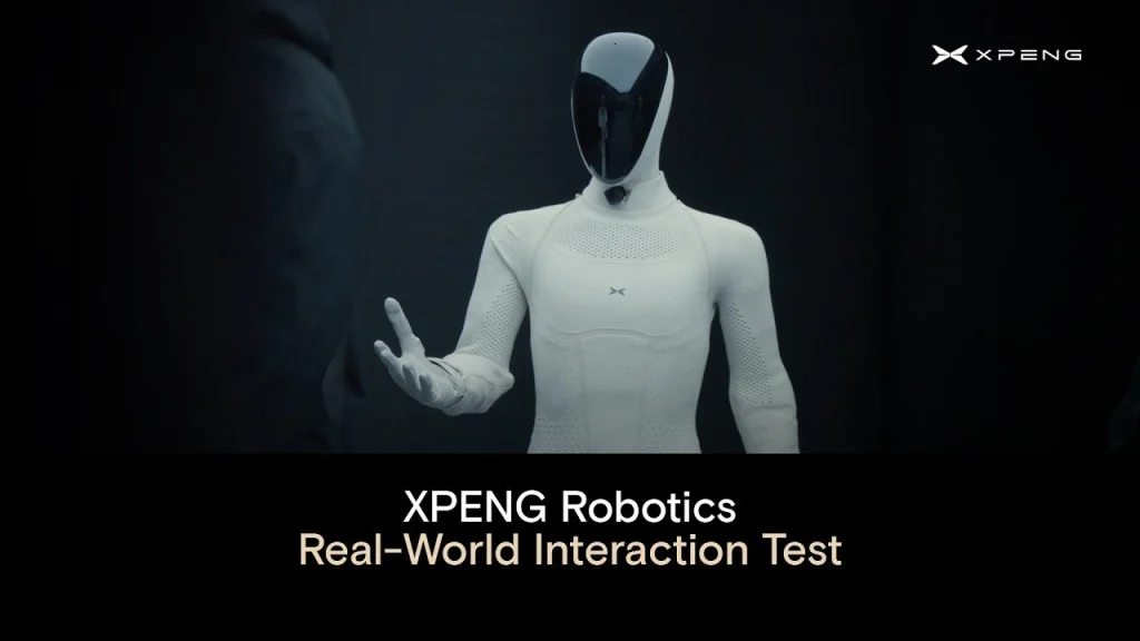XPENG demonstrates IRON humanoid's social interaction stack