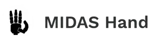 MIDAS Hand logo humanoid guide