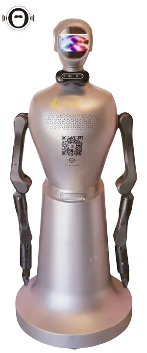 Nova Humanoid robot by Starbot humanoid guide