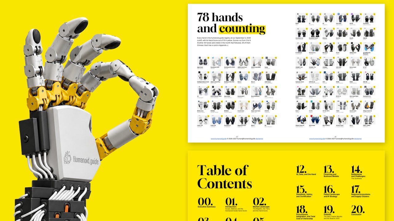 Humanoid Robot Hands – State of the Art – report