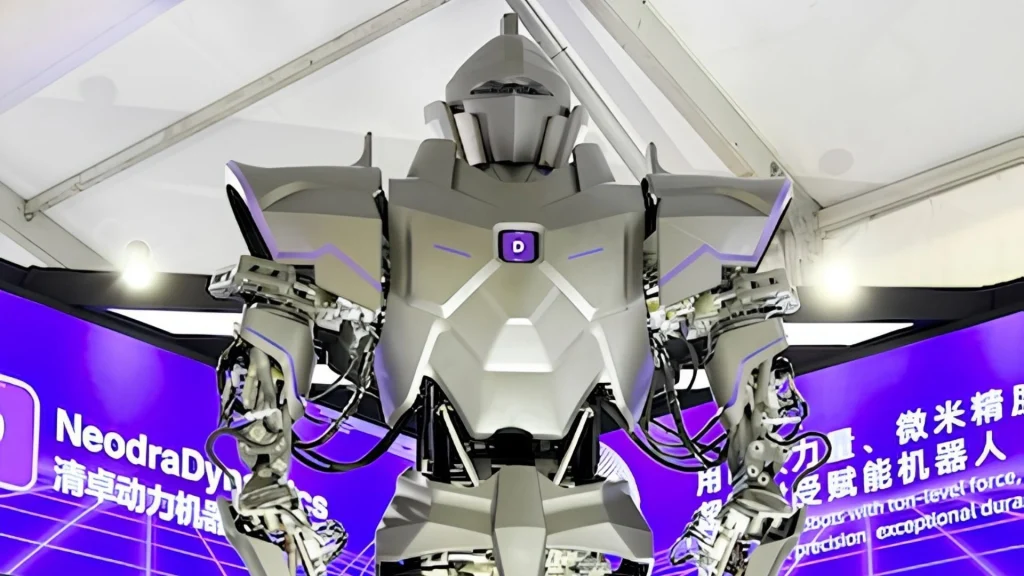 NeodraDynamics claims 500 kg payload for giant Neo1 humanoid